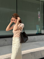 Lace Basic Cotton T Top