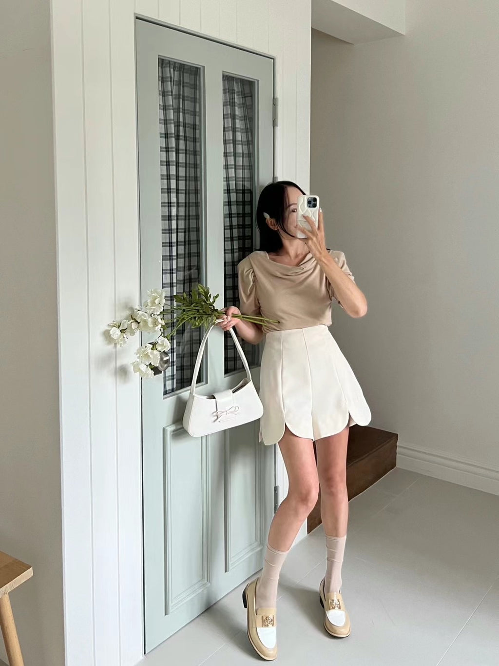 Heart Shape Chiffon Shorts