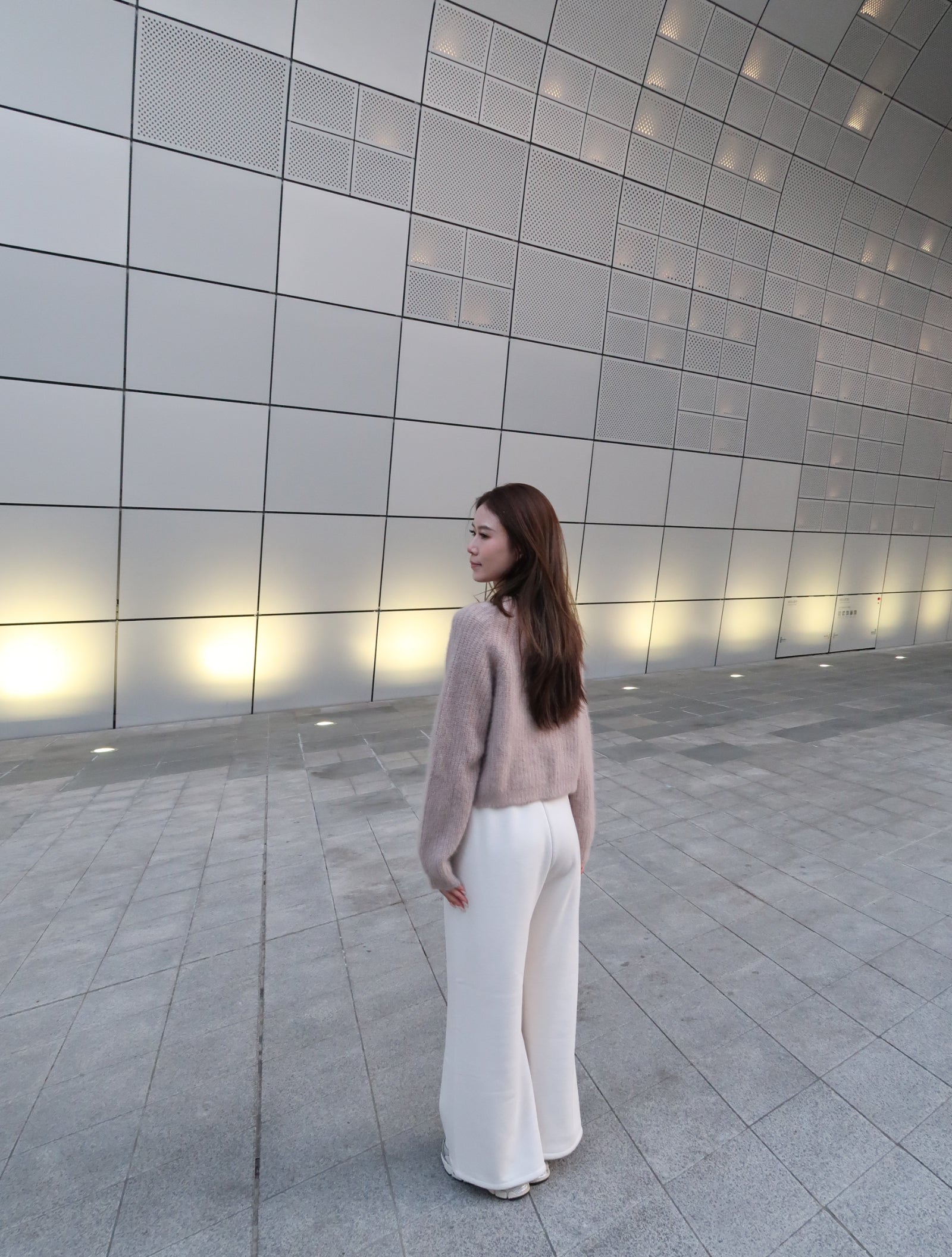 Dusty Pink Bling Alphaca Cardigan