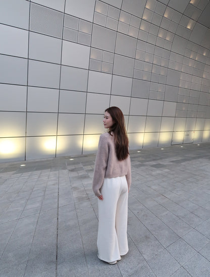 Dusty Pink Bling Alphaca Cardigan