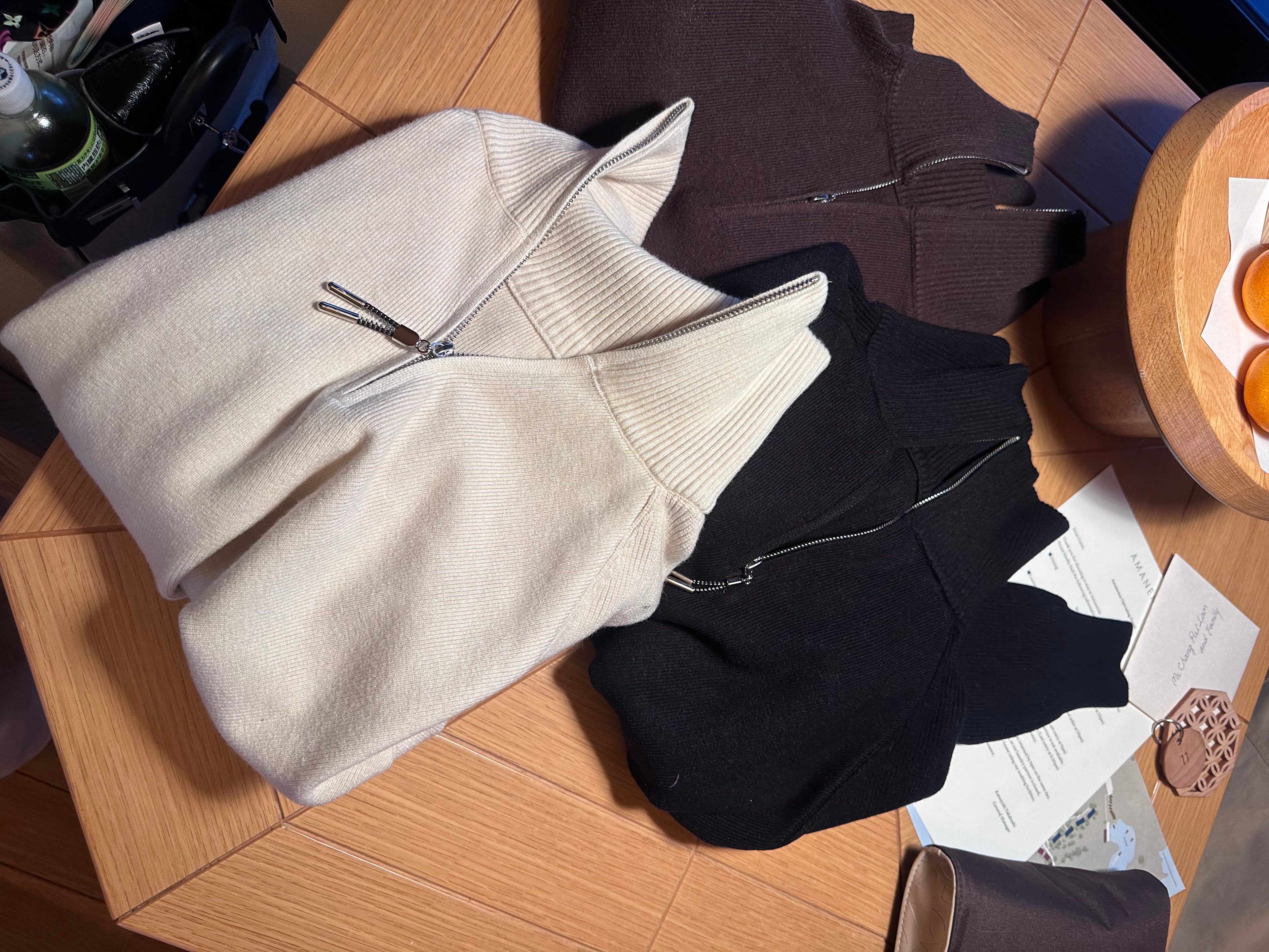 V Neck Knitted Sweater