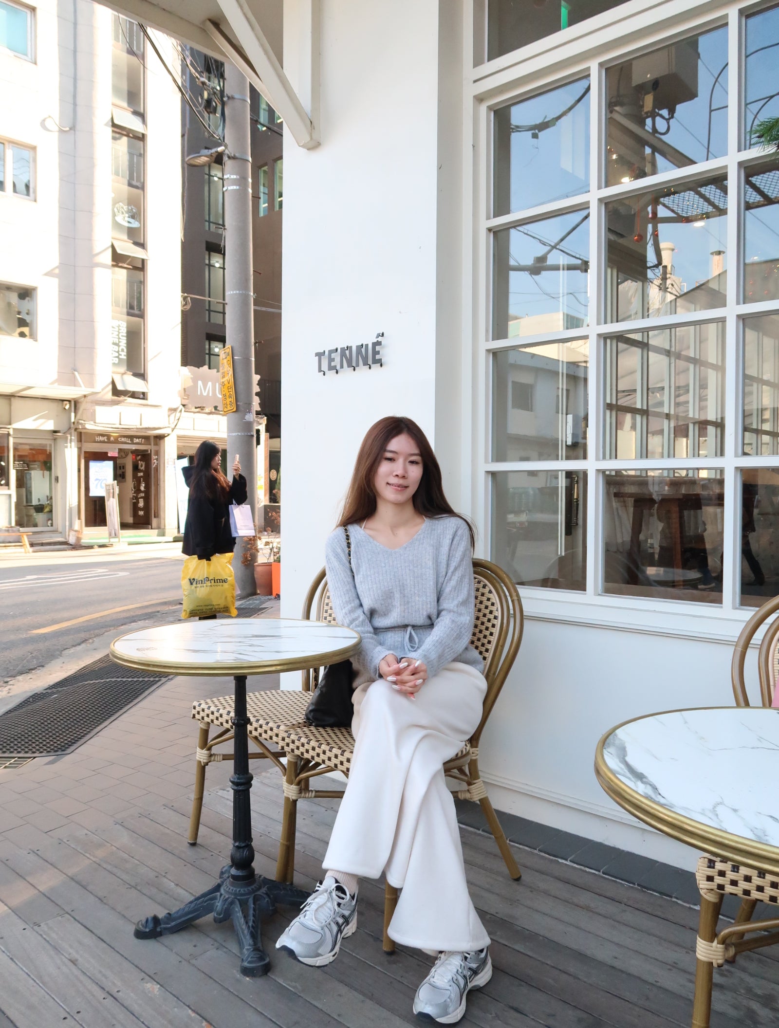 Wool V Neck with belt