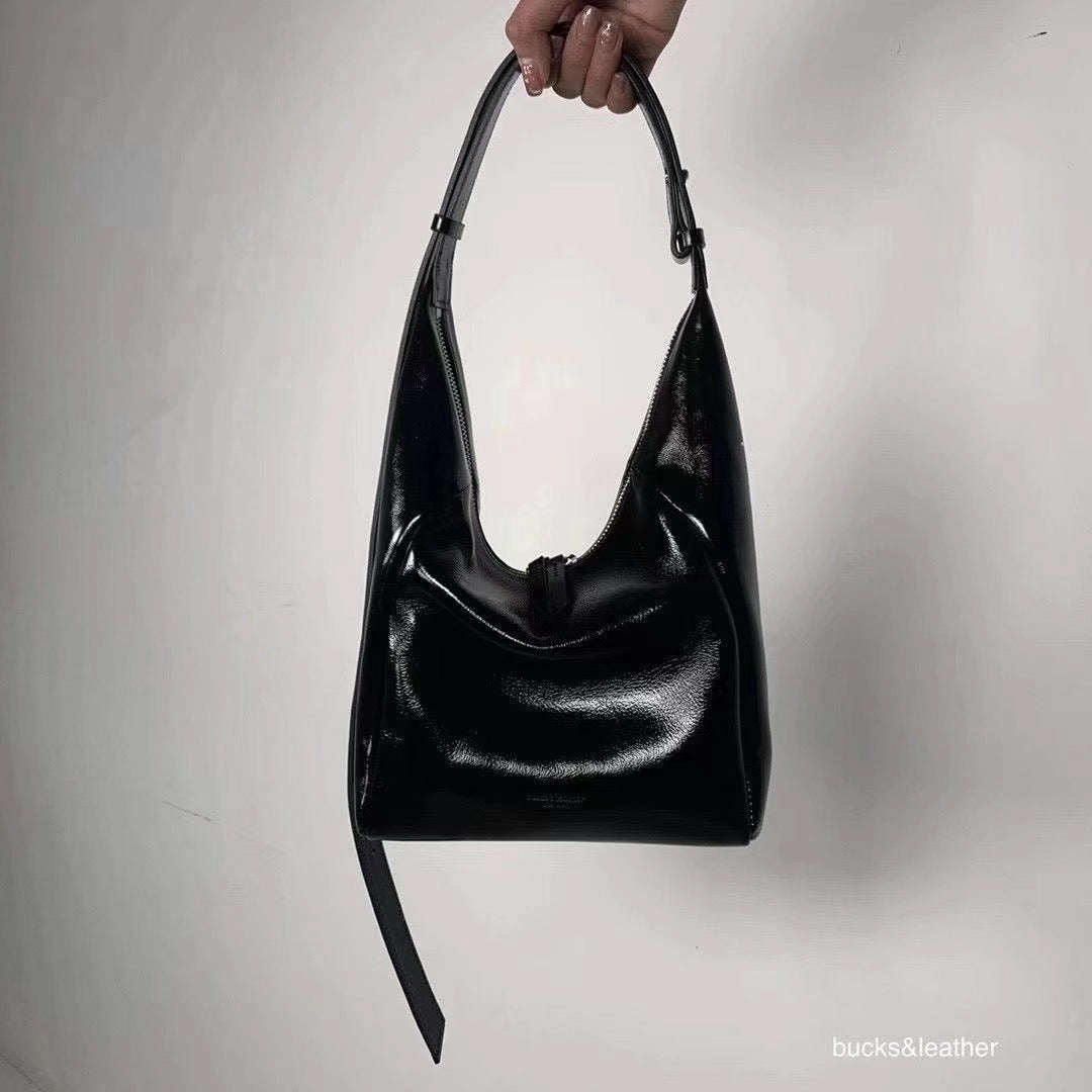 Real Leather Hobo Bag