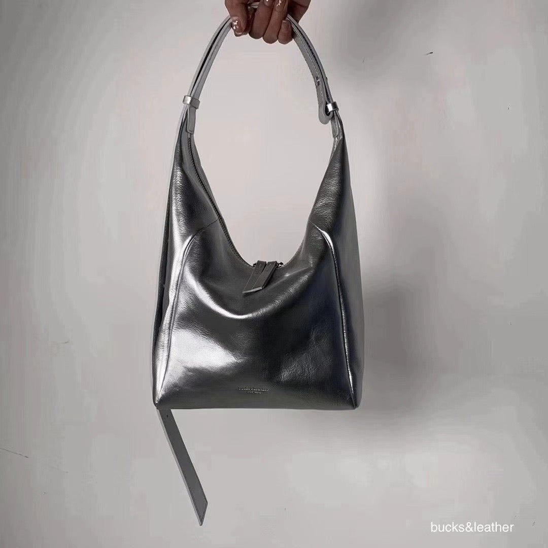 Real Leather Hobo Bag