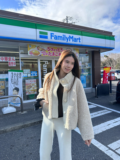 Fluffy Knitted Jacket