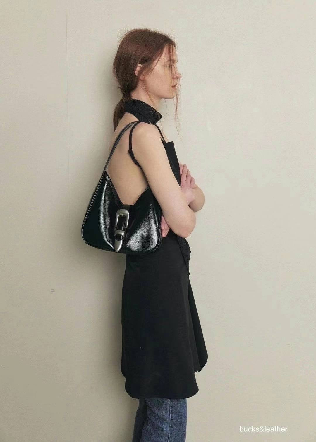 Button Shoulder Bag