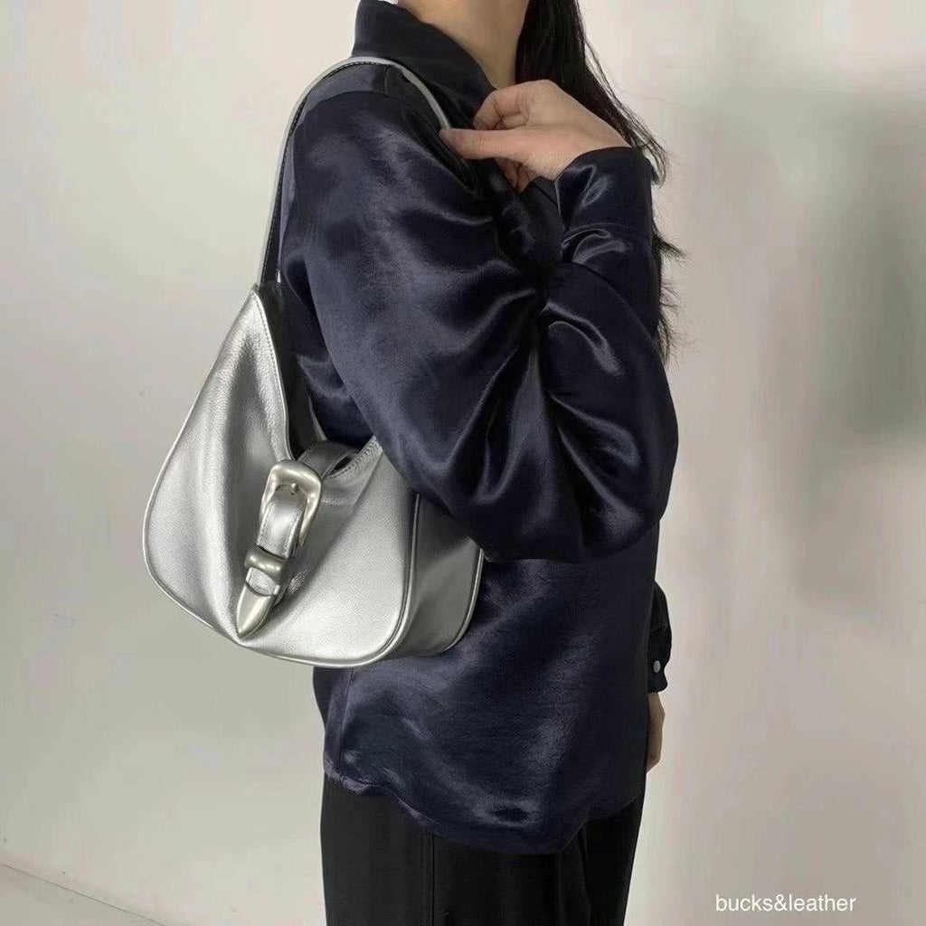 Button Shoulder Bag
