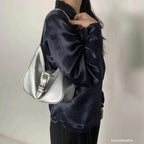 Button Shoulder Bag