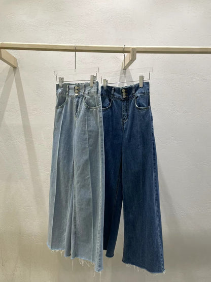 3 Button Flexible Denim Jeans