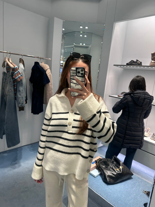 Striped Oversized Sweater