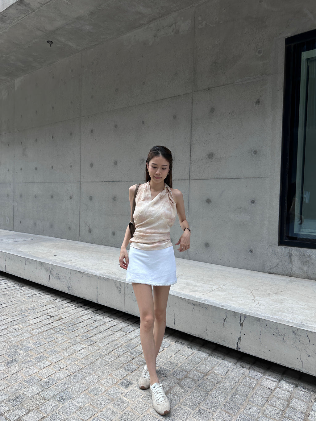 Mix Pinky Chiffon Tank Top