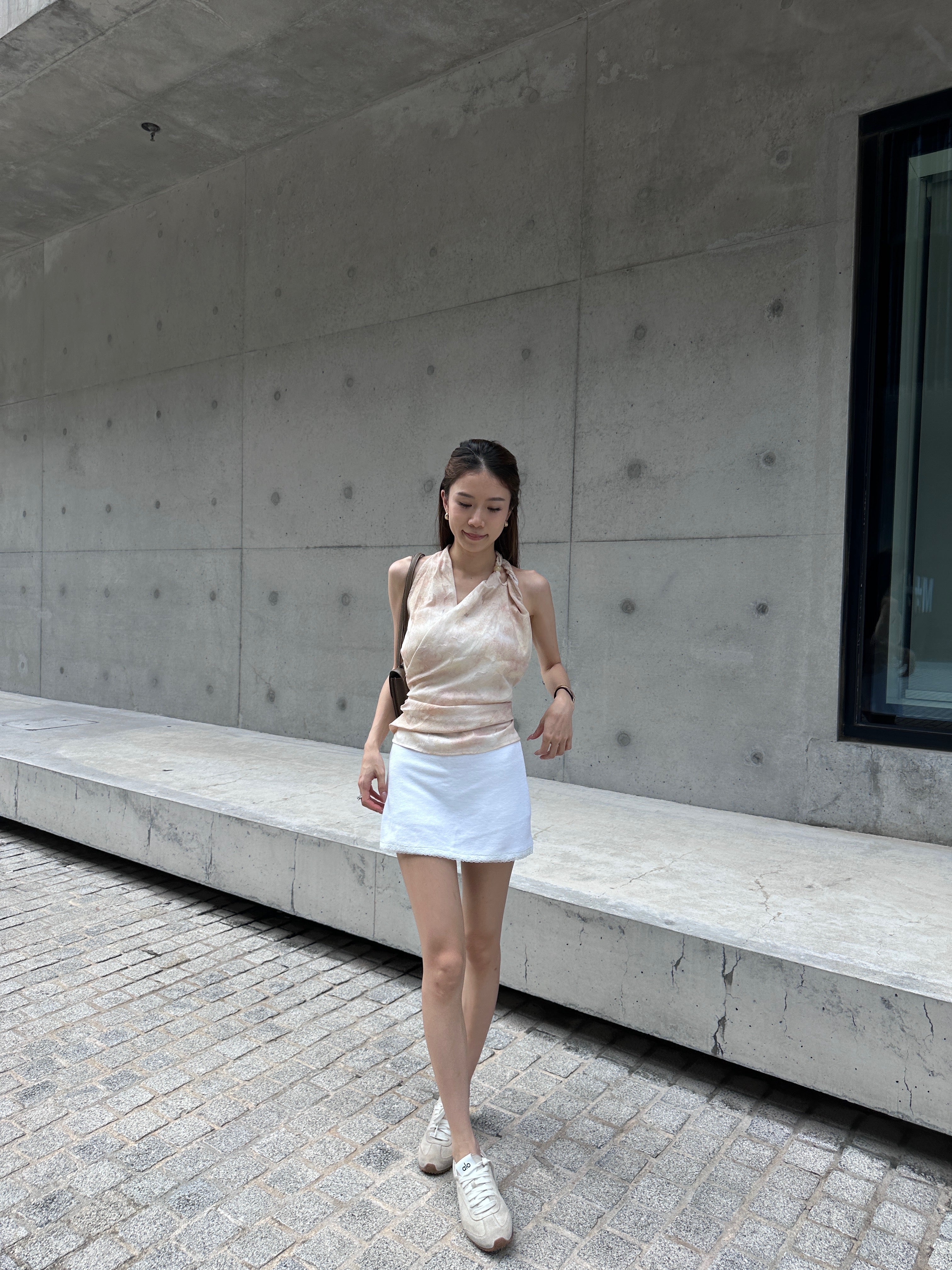 Mix Pinky Chiffon Tank Top