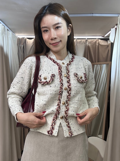 CNY Tweed Cardigan