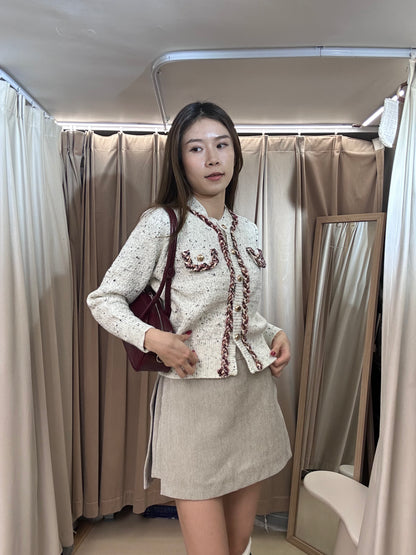 CNY Tweed Cardigan