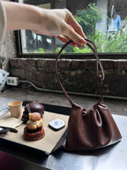 Dumpling Real Leather Bag