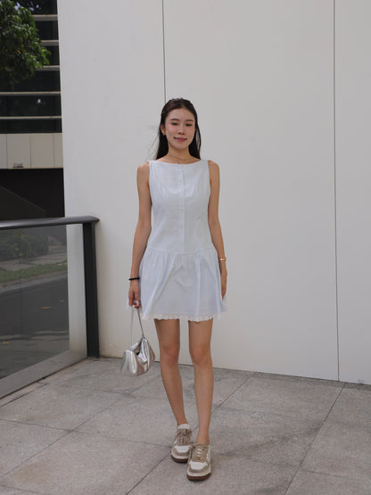 Shirt Like Lace Princess Mini Dress