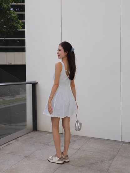 Shirt Like Lace Princess Mini Dress
