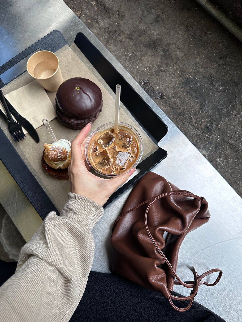 Dumpling Real Leather Bag