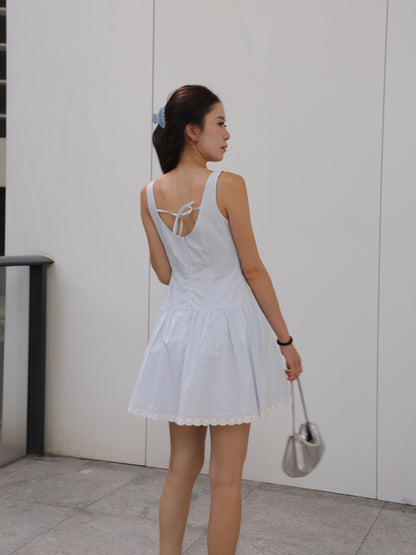 Shirt Like Lace Princess Mini Dress