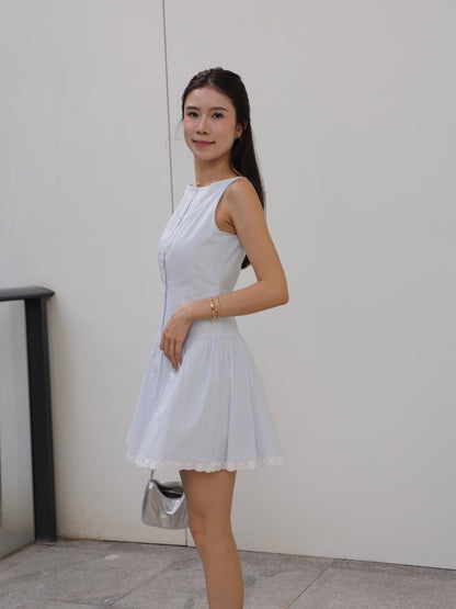 Shirt Like Lace Princess Mini Dress