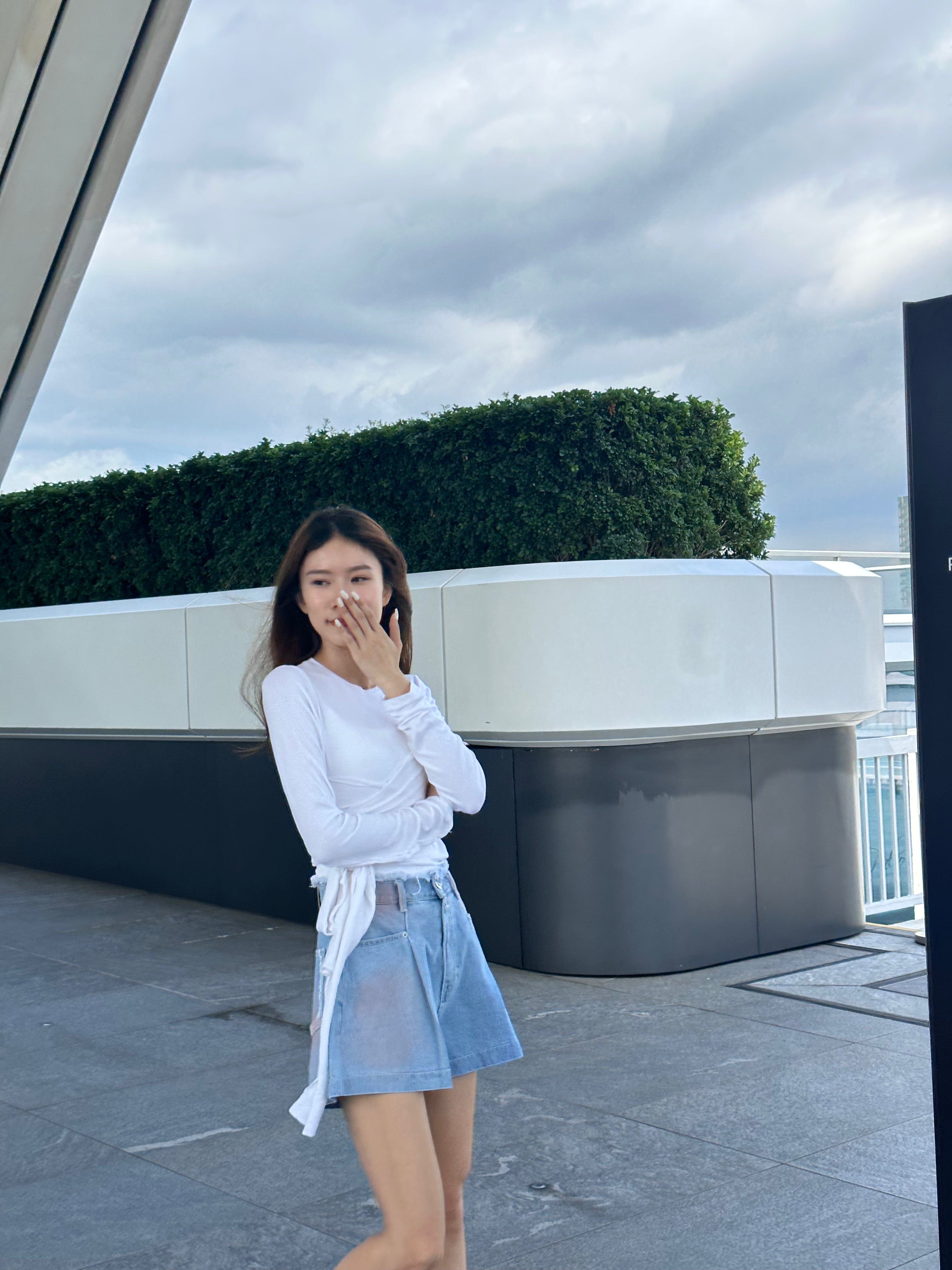Pink Bleached High Waisted Shorts