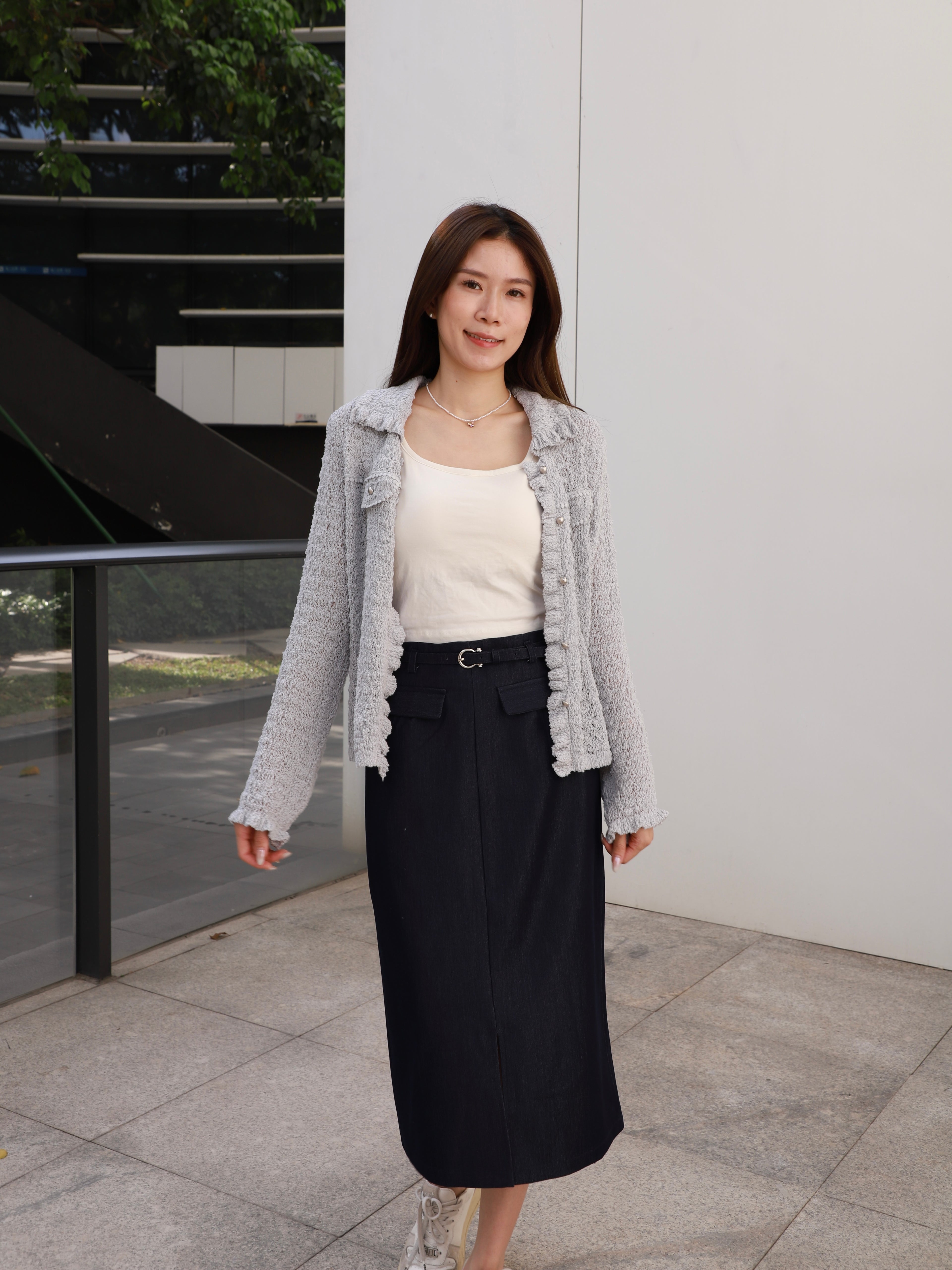 Pearl Button Lacey Cardigan