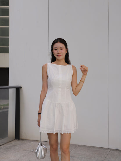 Shirt Like Lace Princess Mini Dress