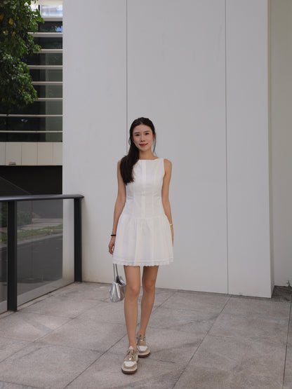 Shirt Like Lace Princess Mini Dress