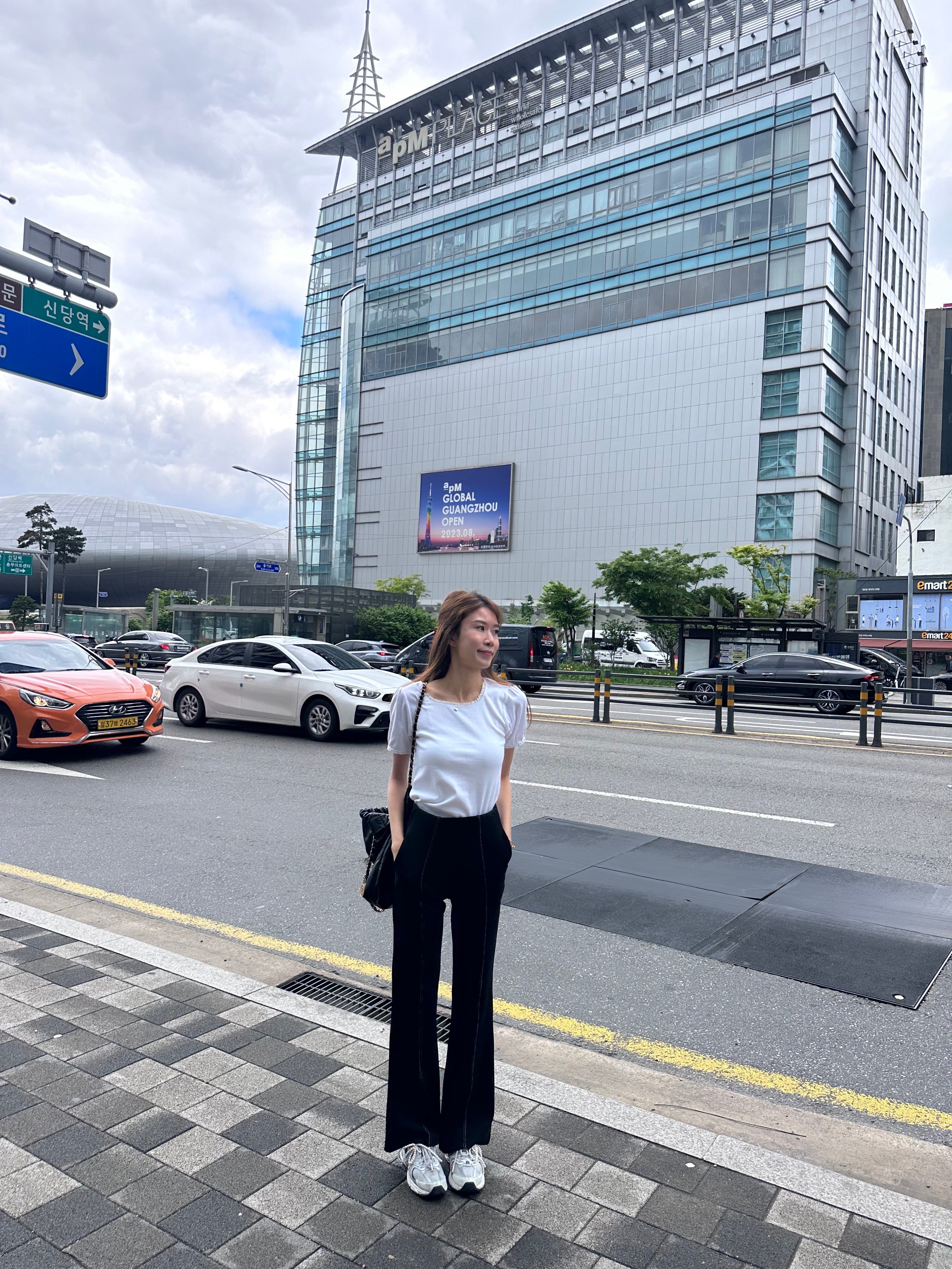 Lined Black Flare Pants