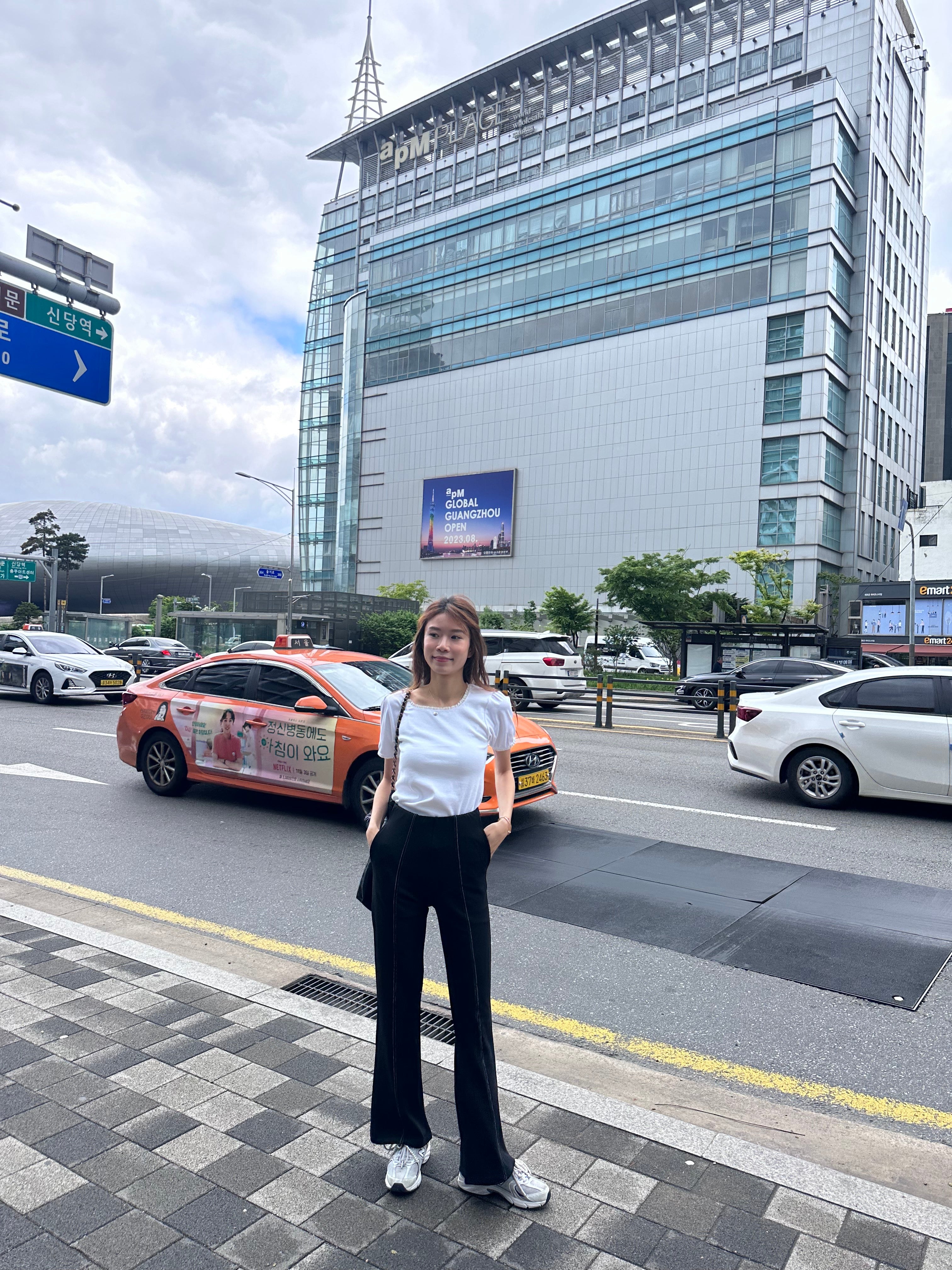 Lined Black Flare Pants