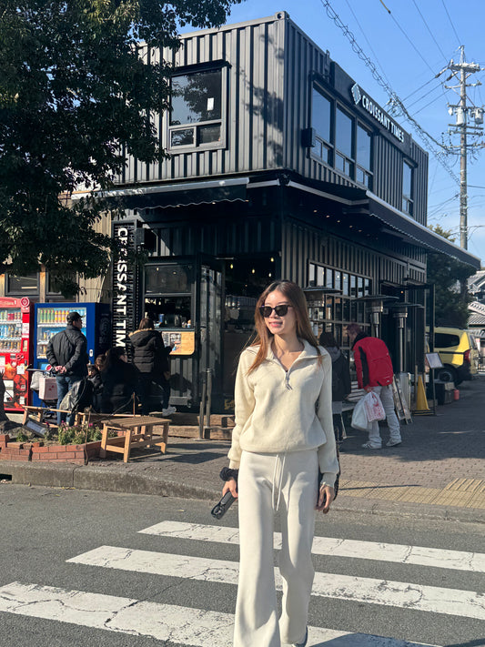 V Neck Knitted Sweater