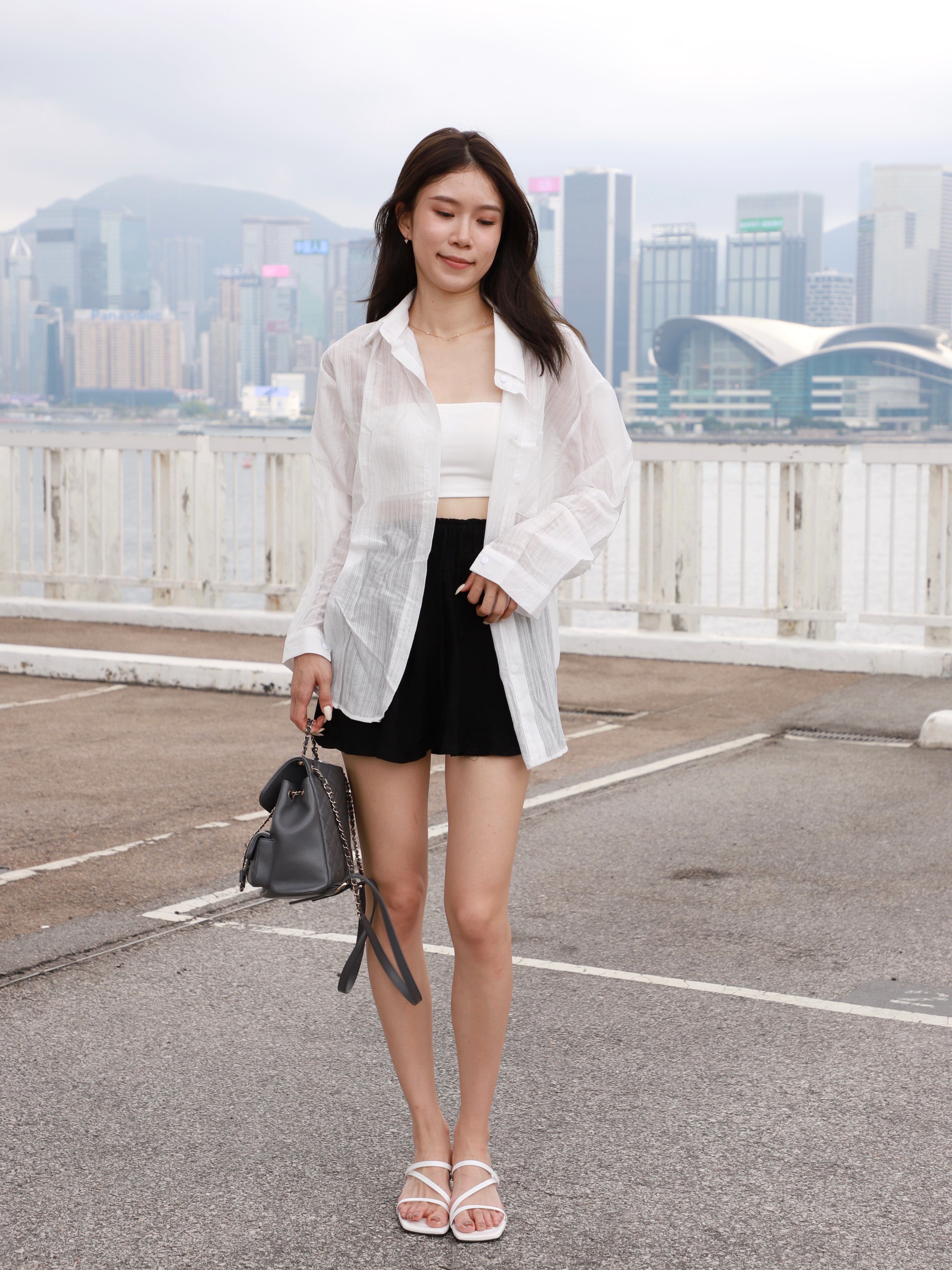 Linen Skirt with Under