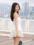 Linen Skirt with Under