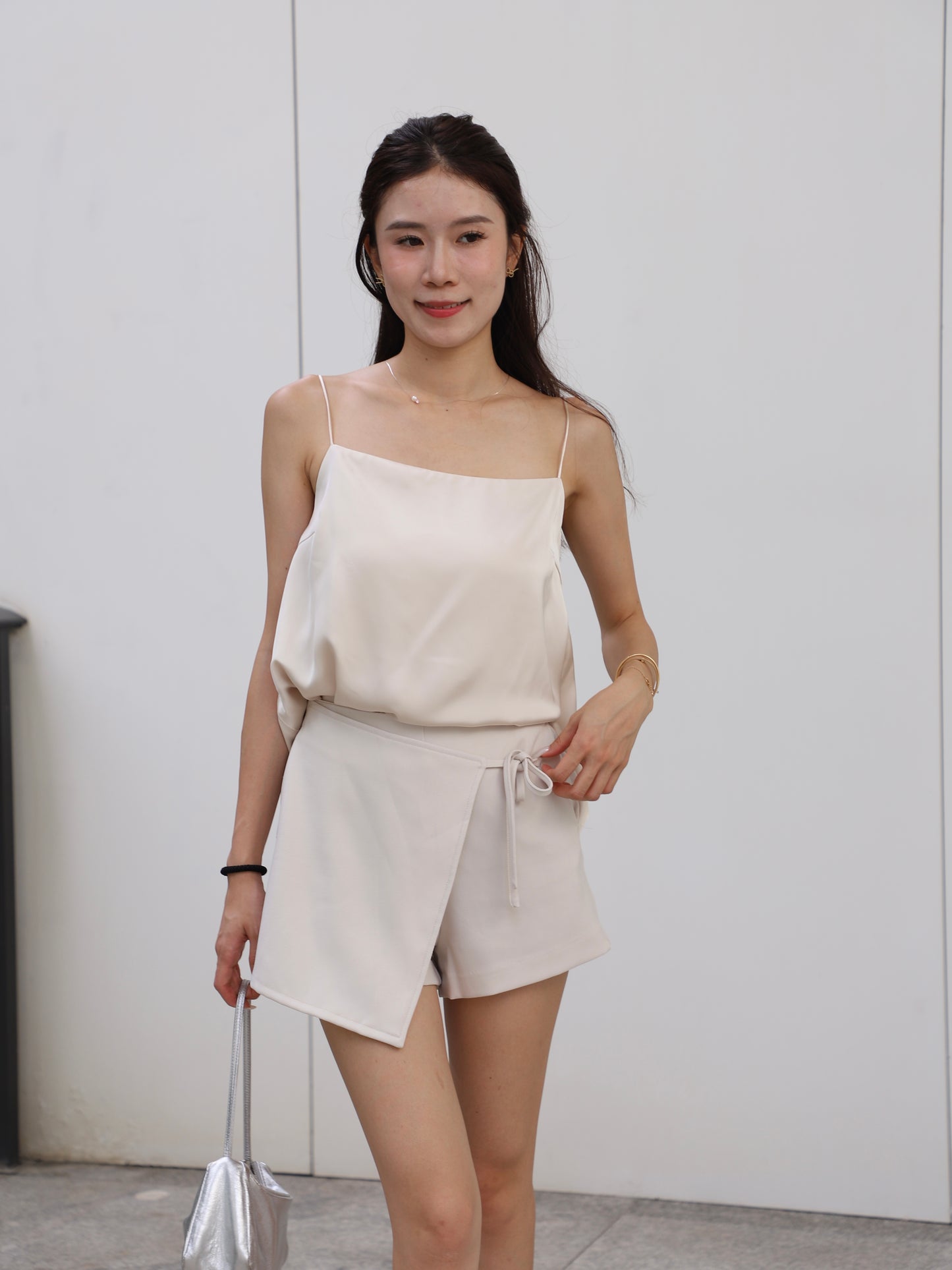 Thin Line Silk Tank Top