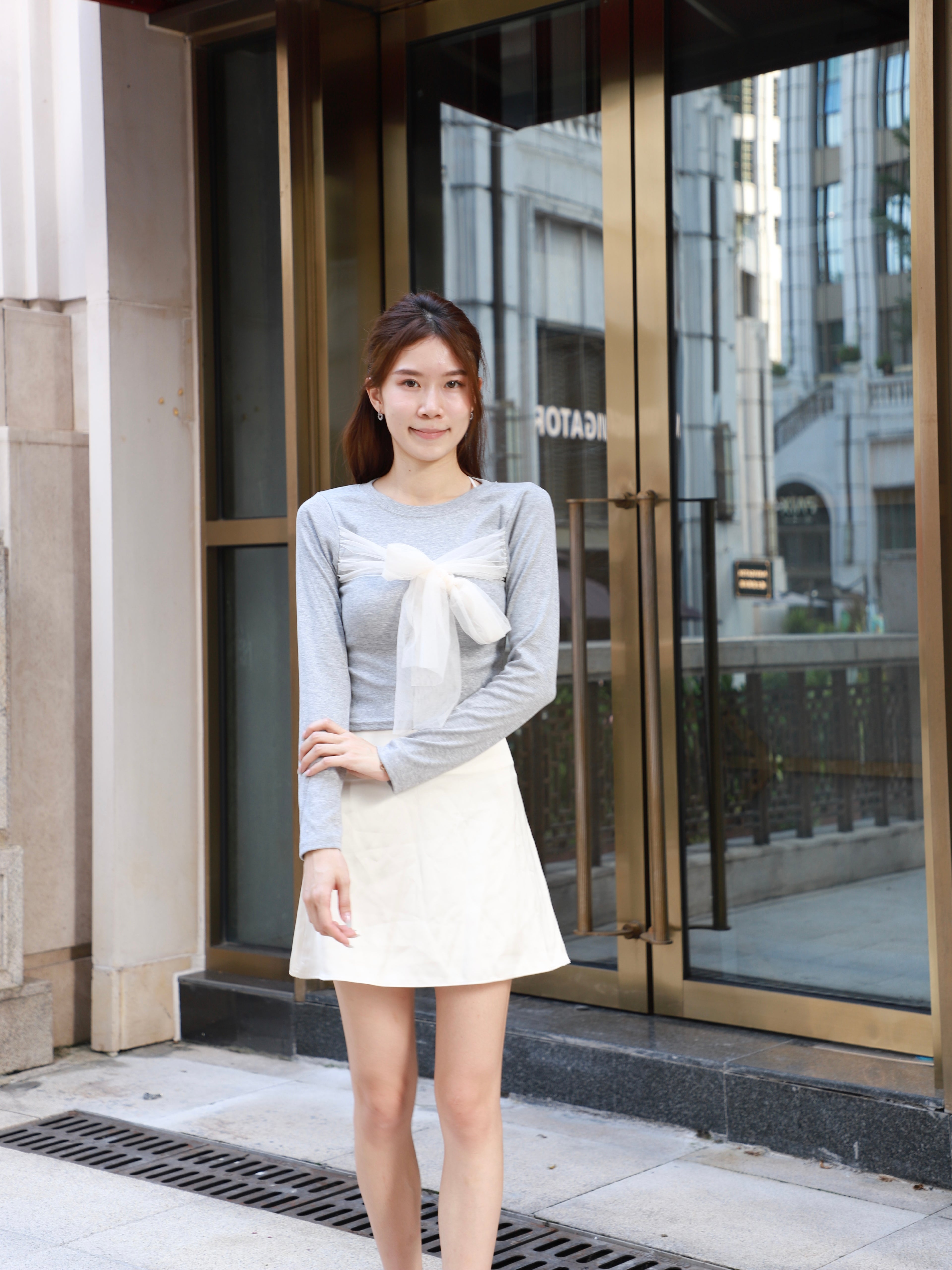 Silky A Lined Skirt
