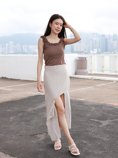 Ruffles Outlined Tank Top