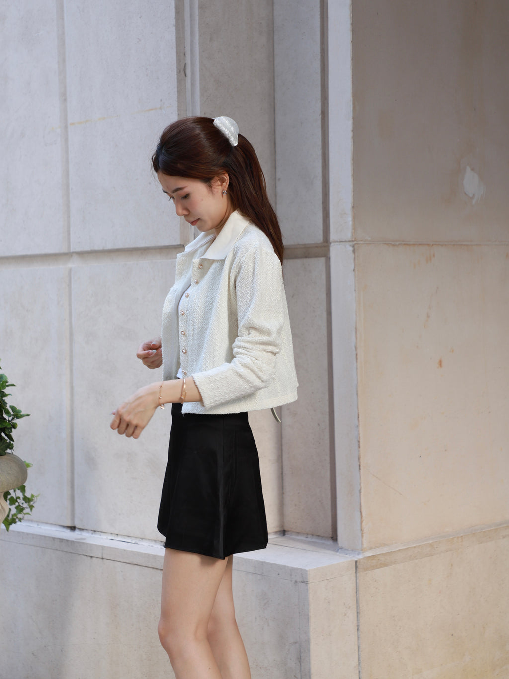 Silky A Lined Skirt
