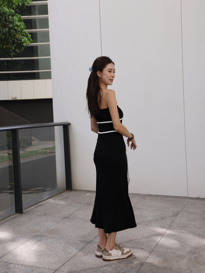 Two Lined Maxi Dress