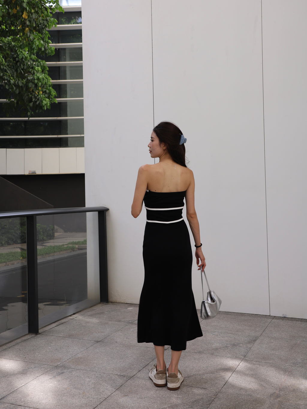 Two Lined Maxi Dress