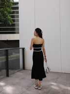 Two Lined Maxi Dress