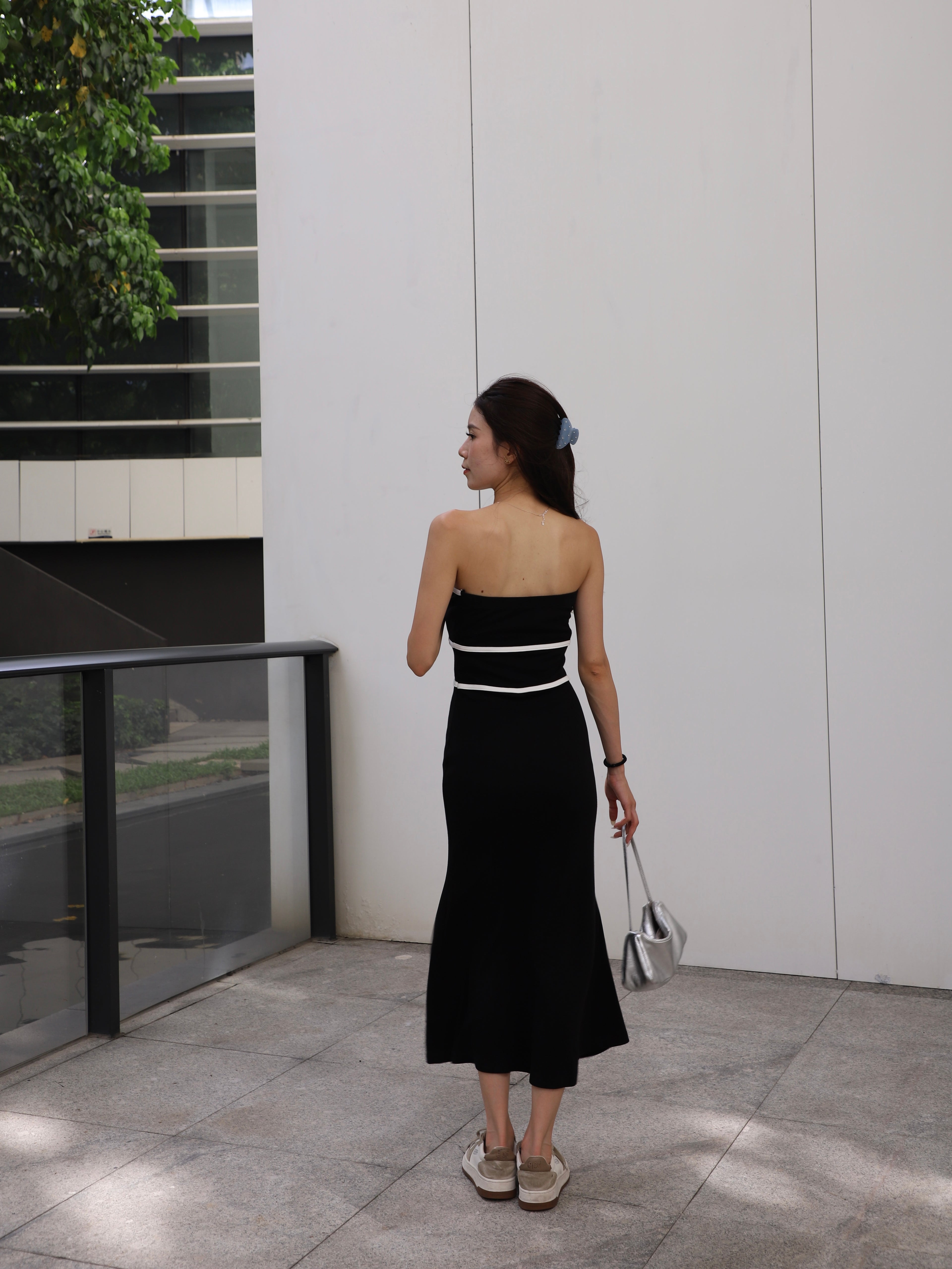 Two Lined Maxi Dress