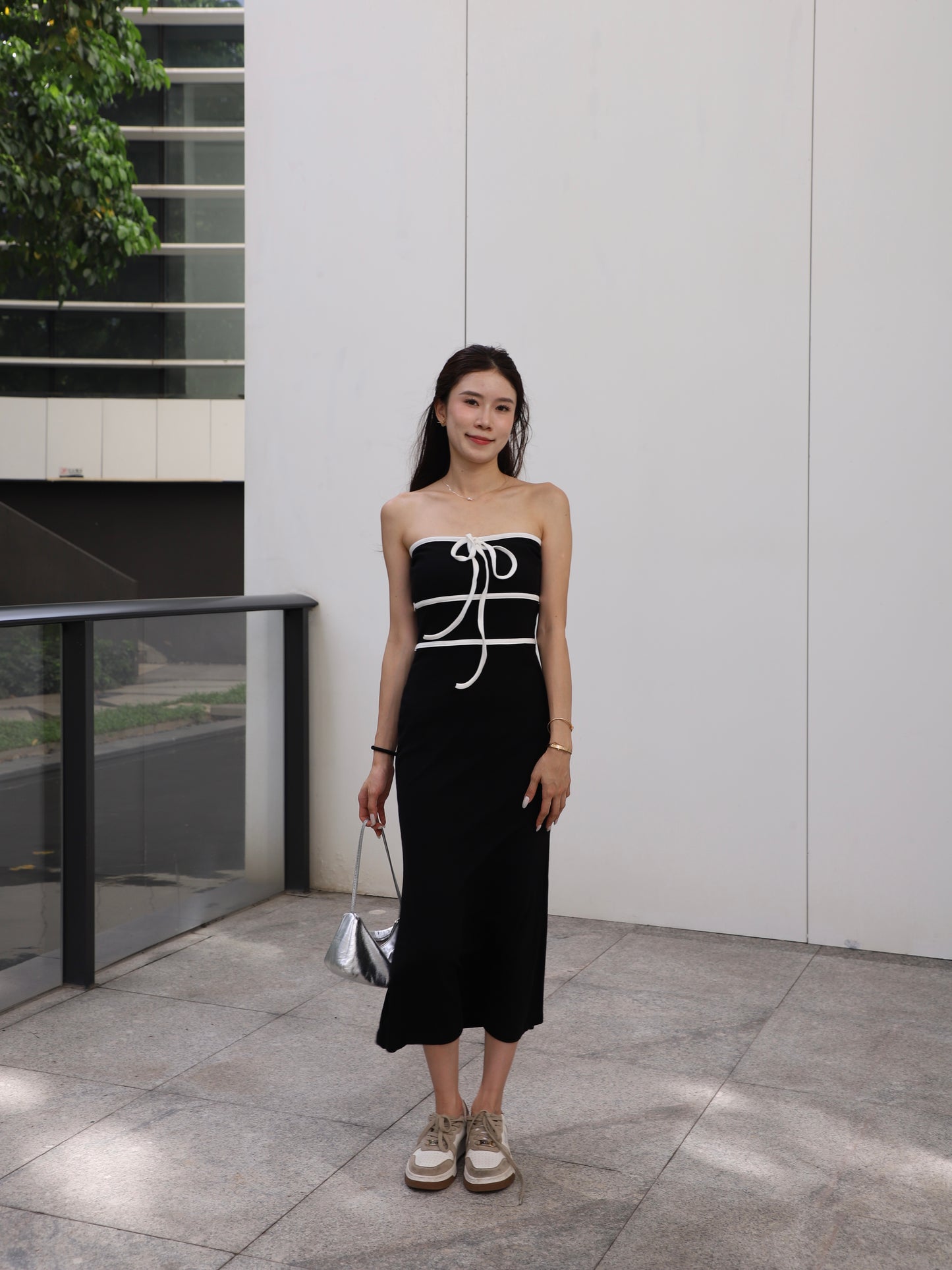 Two Lined Maxi Dress