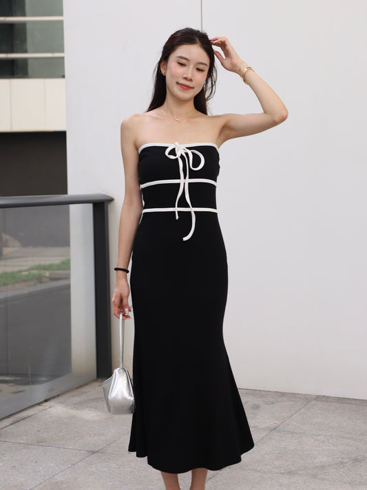 Two Lined Maxi Dress
