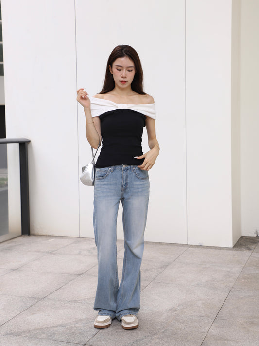 Butterfly B&W T Top