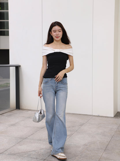 Butterfly B&W T Top