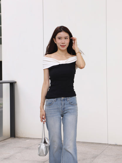 Butterfly B&W T Top