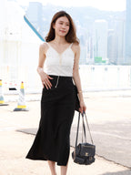 Chiffon Tied Maxi Skirt