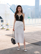 Chiffon Tied Maxi Skirt