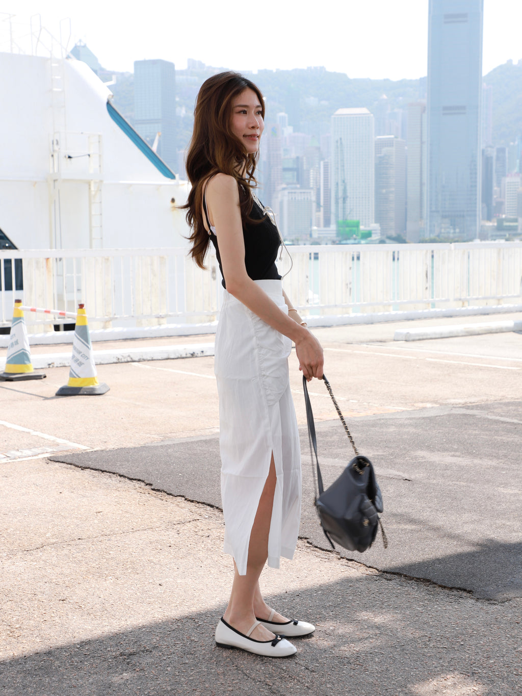Chiffon Tied Maxi Skirt