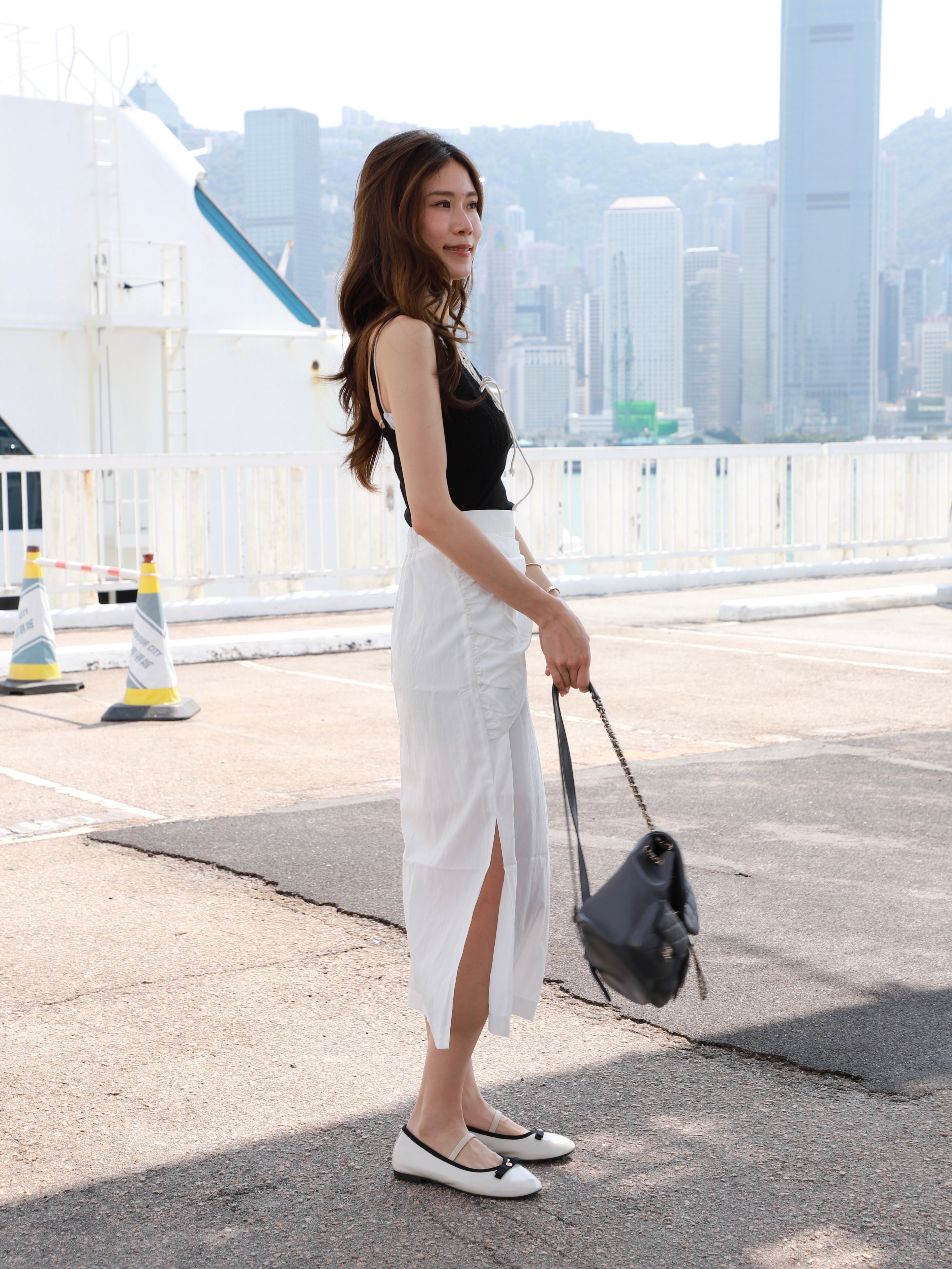 Chiffon Tied Maxi Skirt